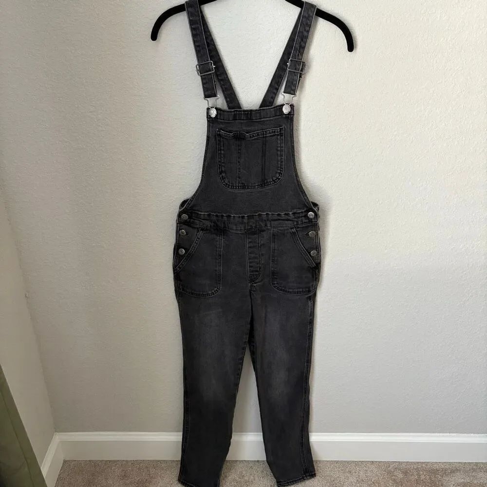 Old Navy OG Workwear Denim Straight Leg Overalls Size 0